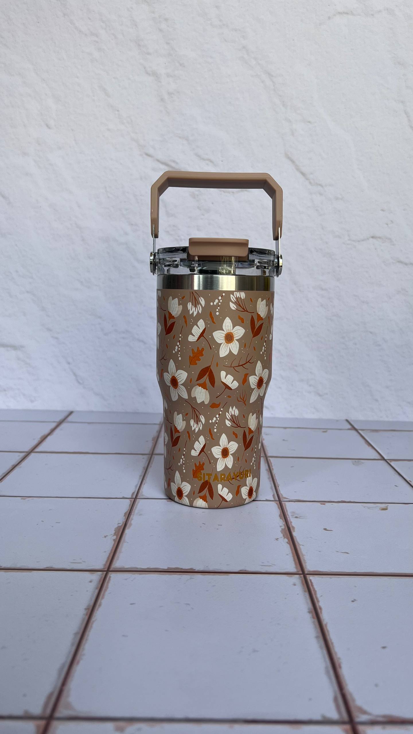 تراول ماگ sitarayuri طرح گلدار